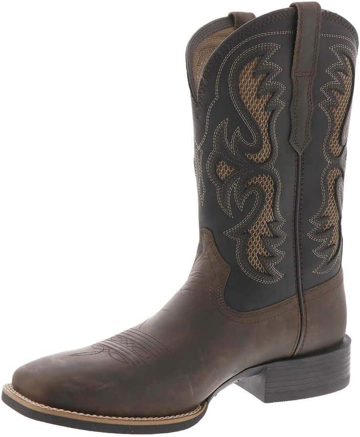 imageARIAT mens Sport Fresco Venttek Western BootTanblack Ink
