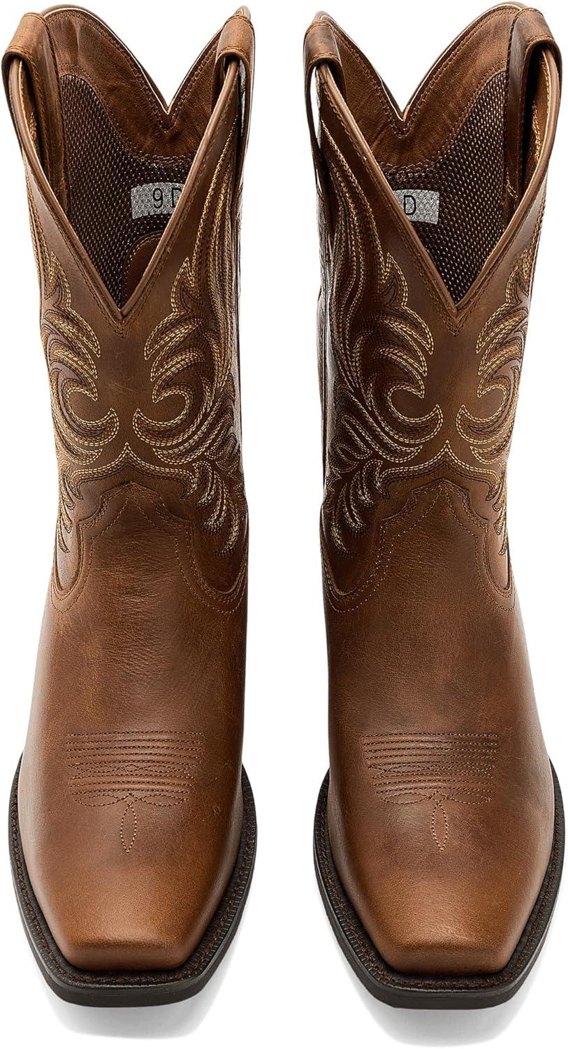 imageARIAT mens Sport Lawman Square Toe Cowboy BootGeorgia Clay