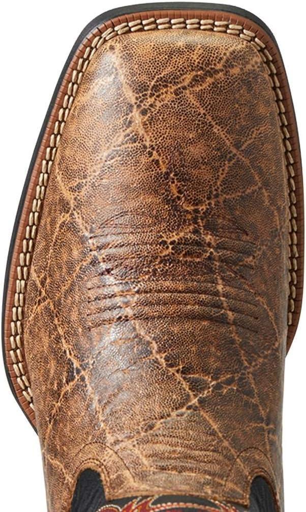 imageARIAT mens Sport Smokewagon Western BootGrizzly Elephant Print