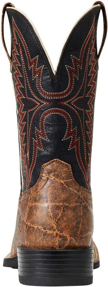 imageARIAT mens Sport Smokewagon Western BootGrizzly Elephant Print