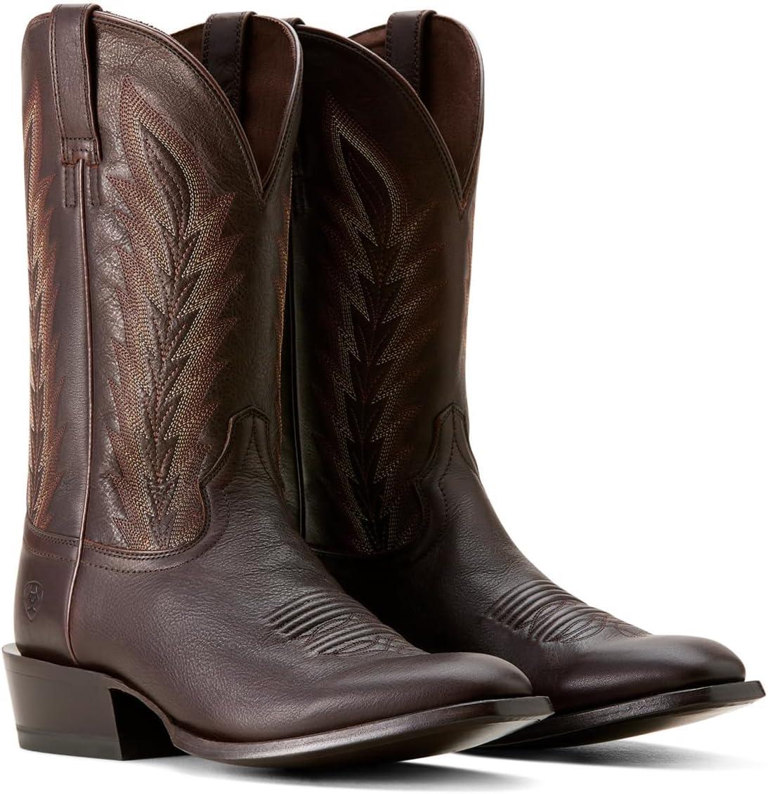 imageARIAT mens Willie Western BootBittersweet Chocolate