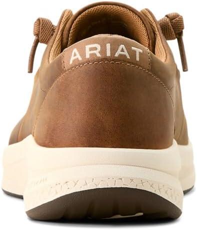 imageAriat Mens BuckeyeDistressed BrownDark Tan Crocodile Print