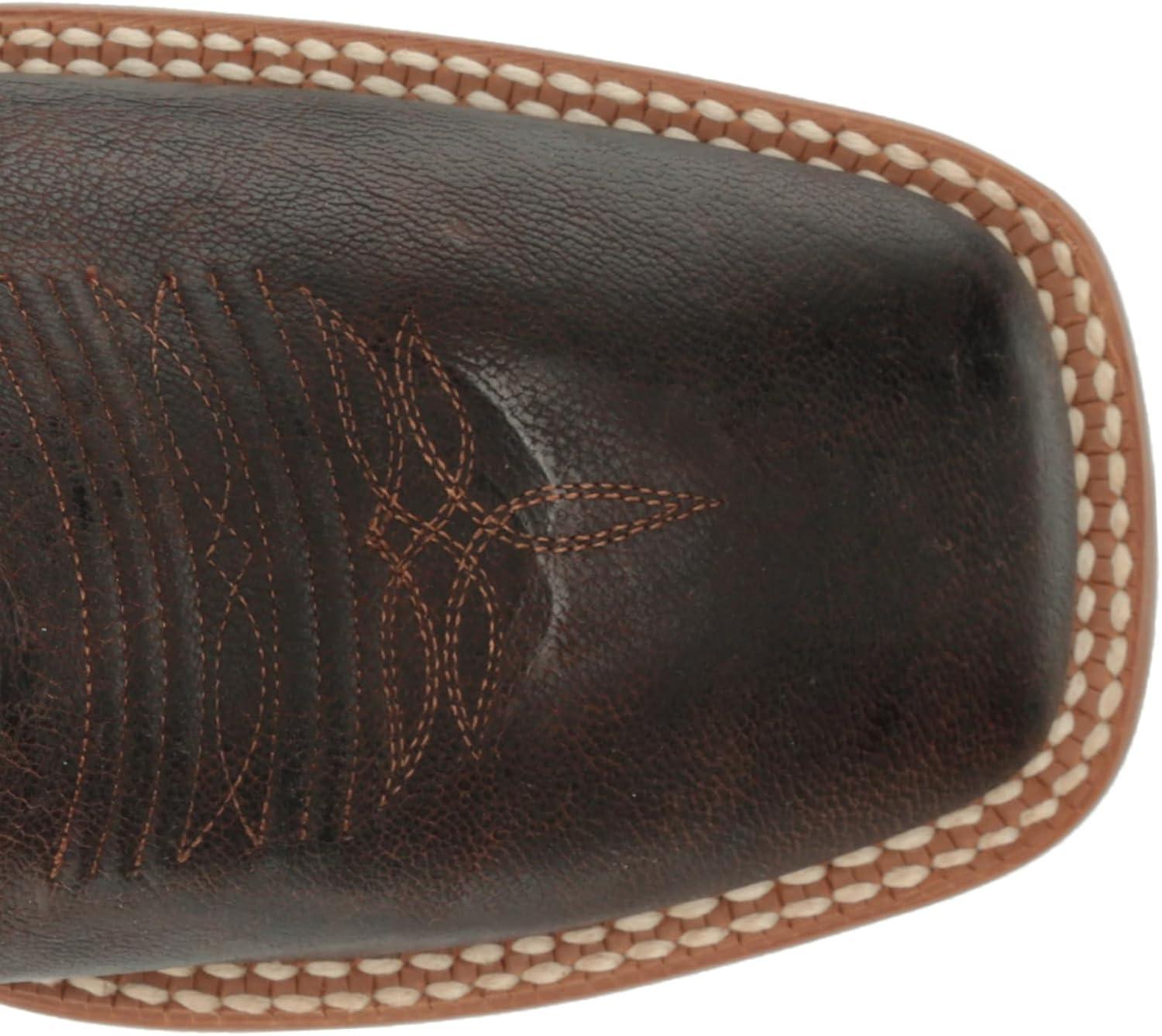 imageAriat Mens Circuit Paxton Western BootChestnut BrownFire Red