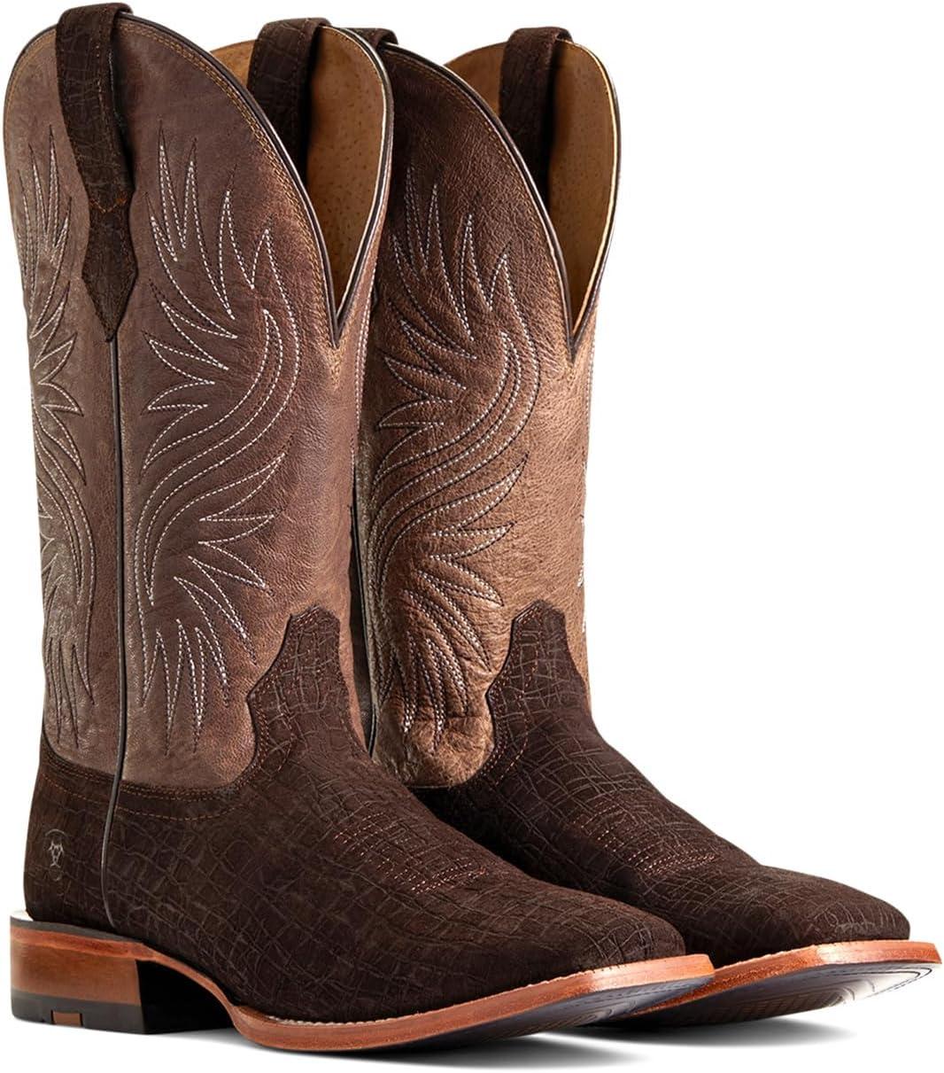 imageAriat Mens Circuit Rockridge Western BootDark CoffeeConch Tan