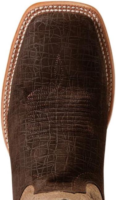 imageAriat Mens Circuit Rockridge Western BootDark CoffeeConch Tan