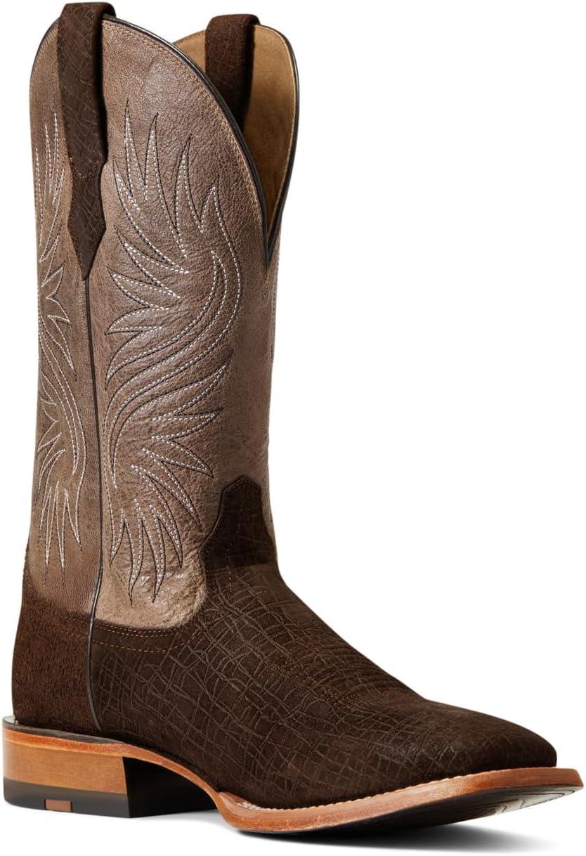 imageAriat Mens Circuit Rockridge Western BootDark CoffeeConch Tan