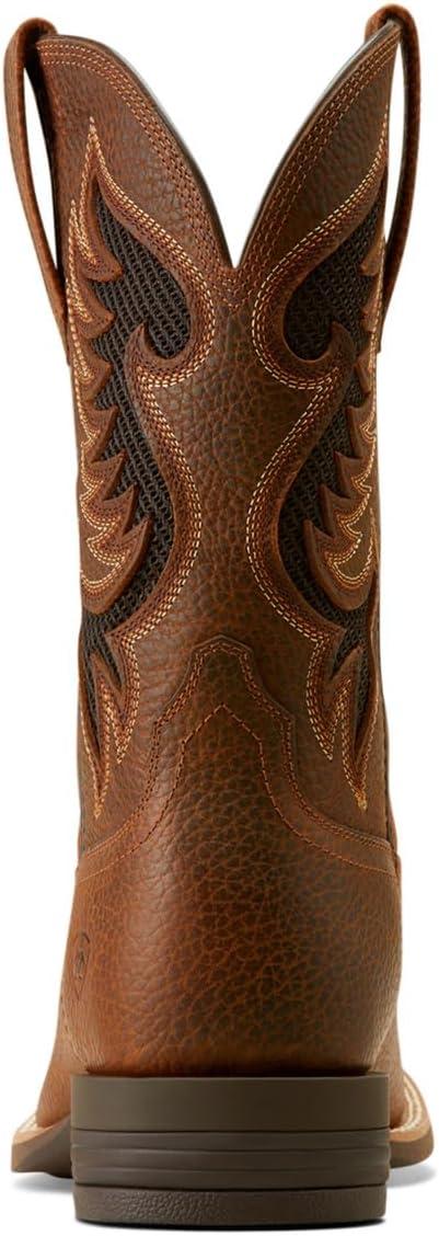imageAriat Mens Cowpuncher VentTEK Cowboy BootBrown Oiled Rowdy