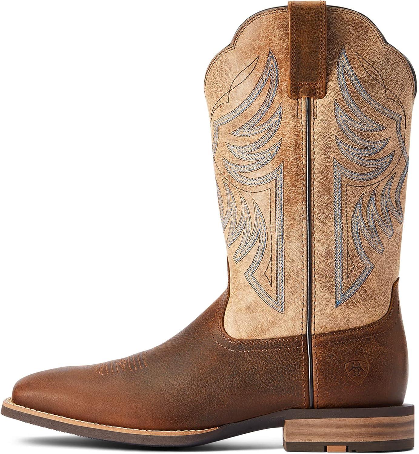 imageAriat Mens Everlite Blazin Western BootWhole Wheat
