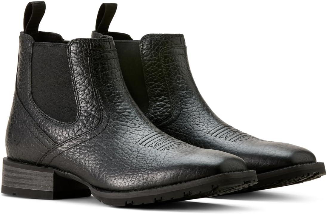 imageAriat Mens Hybrid Low Boy Western BootBlack Adobe