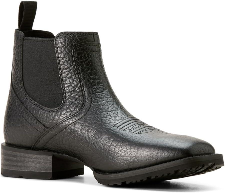 imageAriat Mens Hybrid Low Boy Western BootBlack Adobe