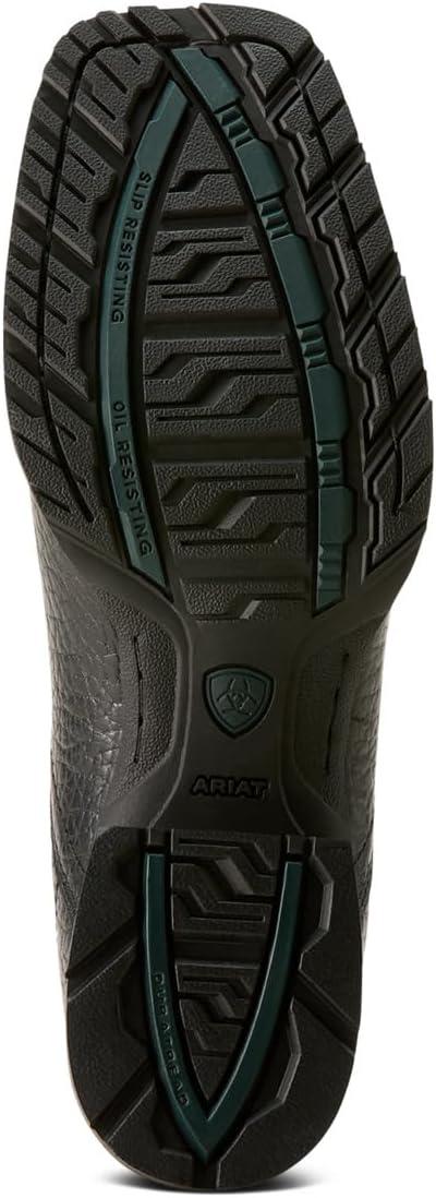 imageAriat Mens Hybrid Low Boy Western BootBlack Adobe