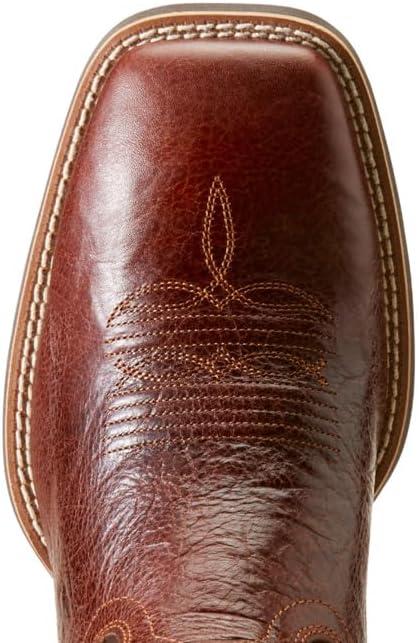 imageAriat Mens Ricochet Cowboy BootGingersnapMarble Brown