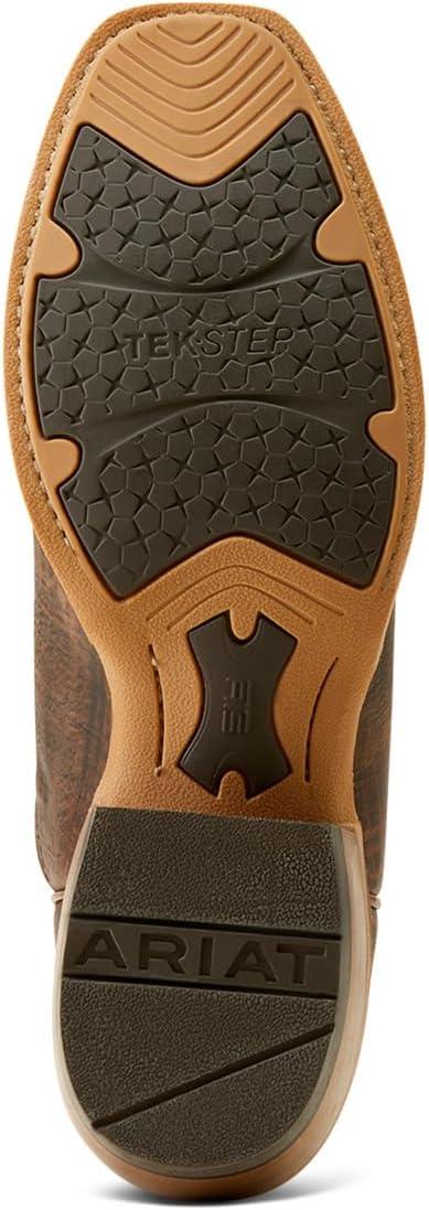 imageAriat Mens Ringer Cowboy BootToffee CrunchDusted Wheat