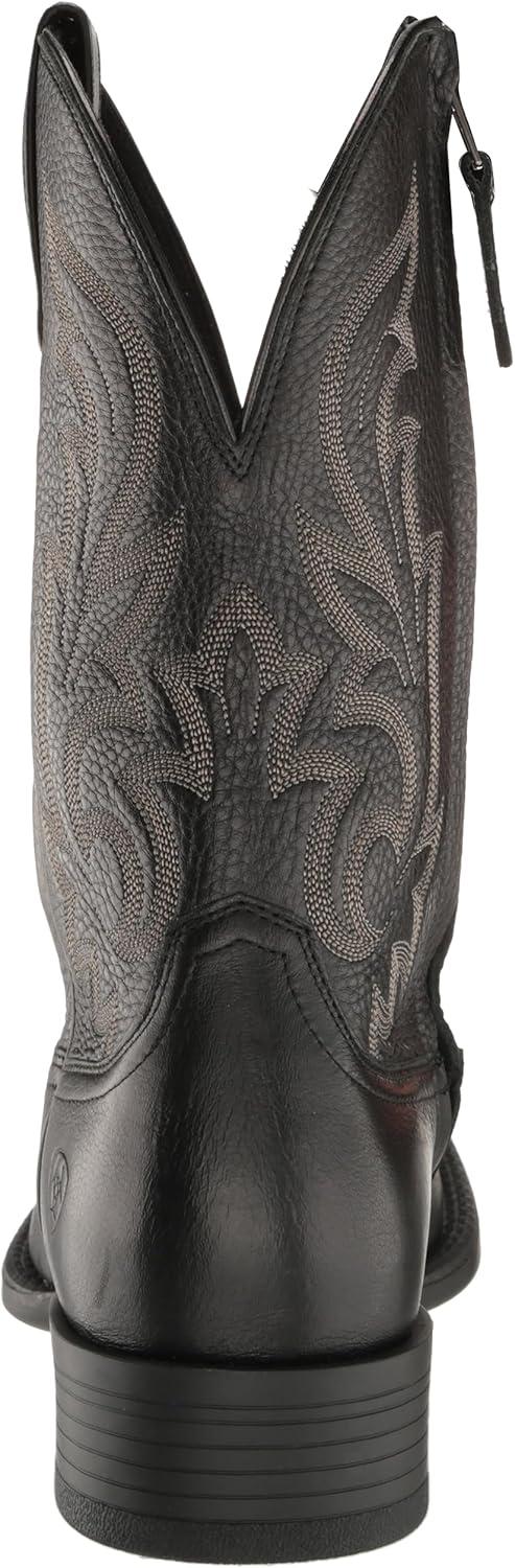 imageAriat Mens Slim Zip Ultra Western BootBlack Deertan