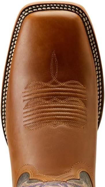 imageAriat Mens Sport Big Country Cowboy BootSmokey PurpleRodeo Tan