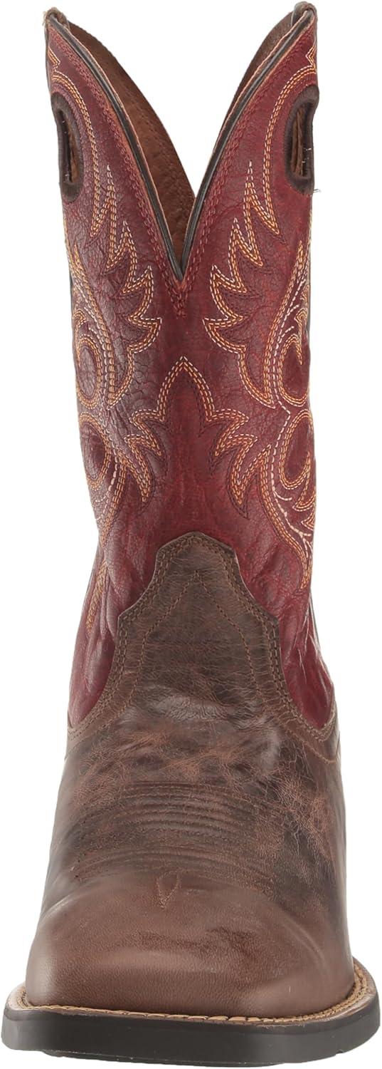 imageAriat Mens Sport Rodeo Western BootCrazy Crunch Tan