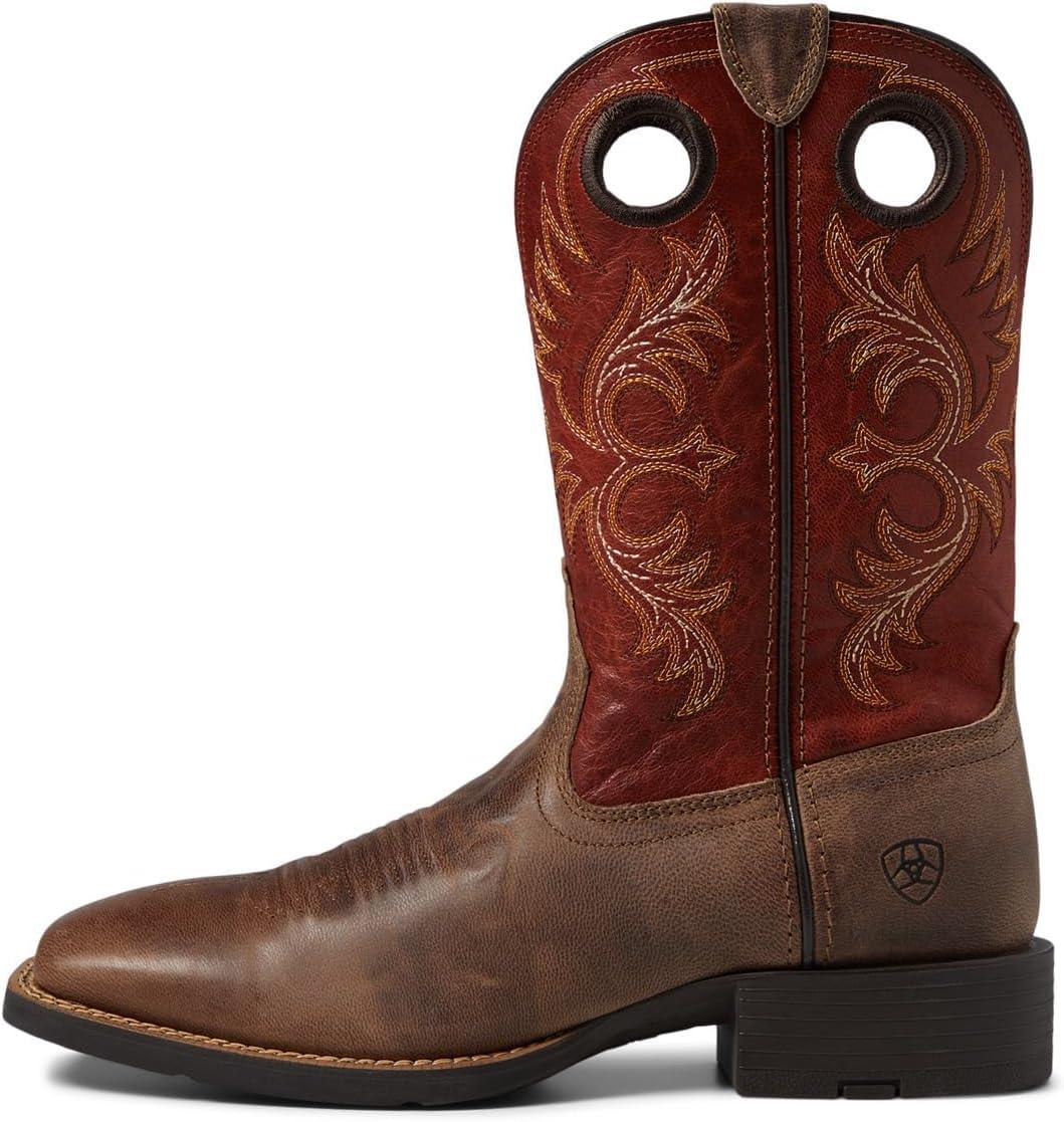 imageAriat Mens Sport Rodeo Western BootCrazy Crunch Tan