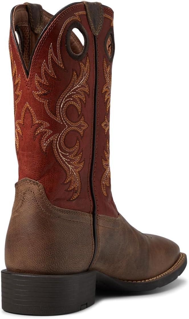 imageAriat Mens Sport Rodeo Western BootCrazy Crunch Tan