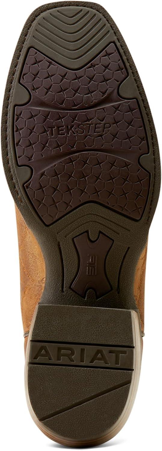 imageAriat Mens Stadtler Cowboy BootAging BarrelSmoked Tan