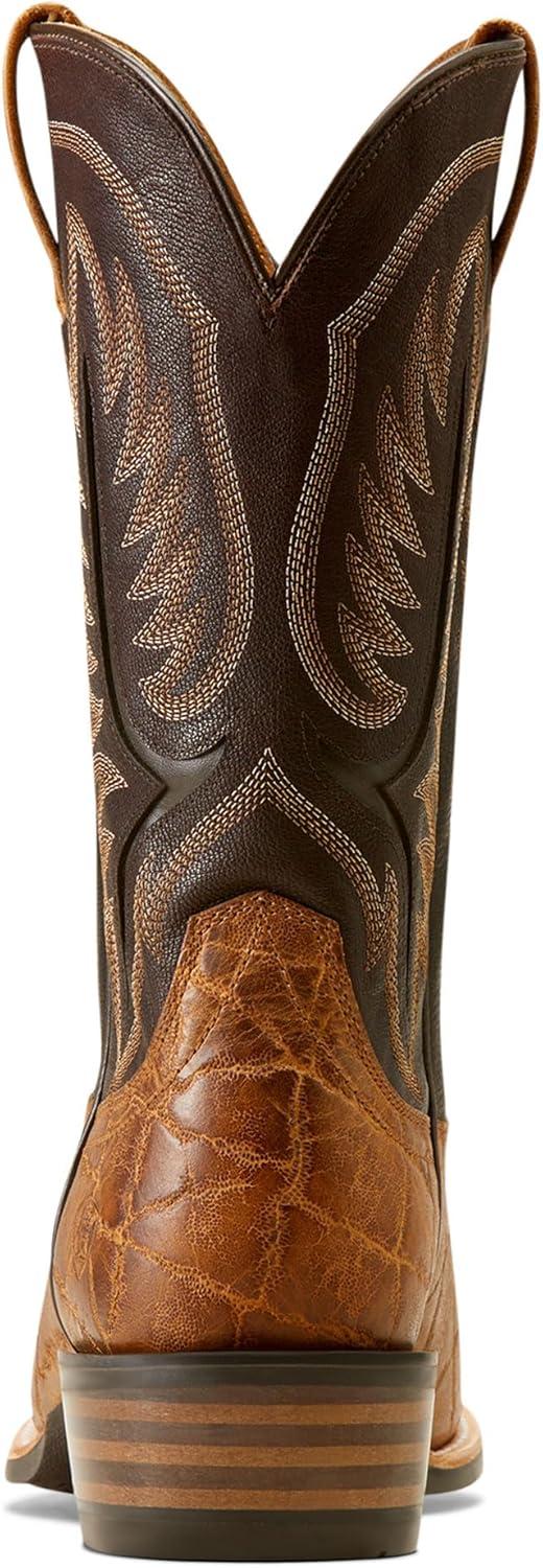 imageAriat Mens Stadtler Cowboy BootAging BarrelSmoked Tan