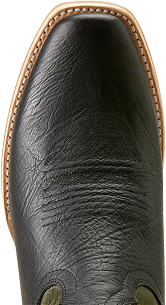 imageAriat Mens Stadtler Cowboy BootNeon LimeBest in Black