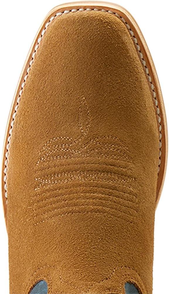 imageAriat Mens Stadtler Cowboy BootOcean BlueDijon Roughout