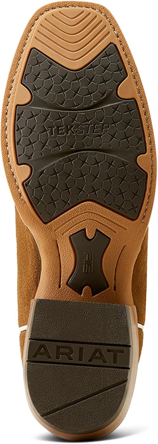 imageAriat Mens Stadtler Cowboy BootOcean BlueDijon Roughout