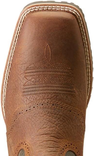 imageAriat mens Hybrid Ranchway Western BootEarthArizona Brown