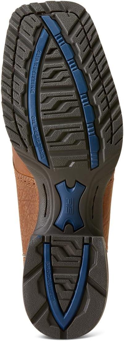 imageAriat mens Hybrid Ranchway Western BootEarthArizona Brown