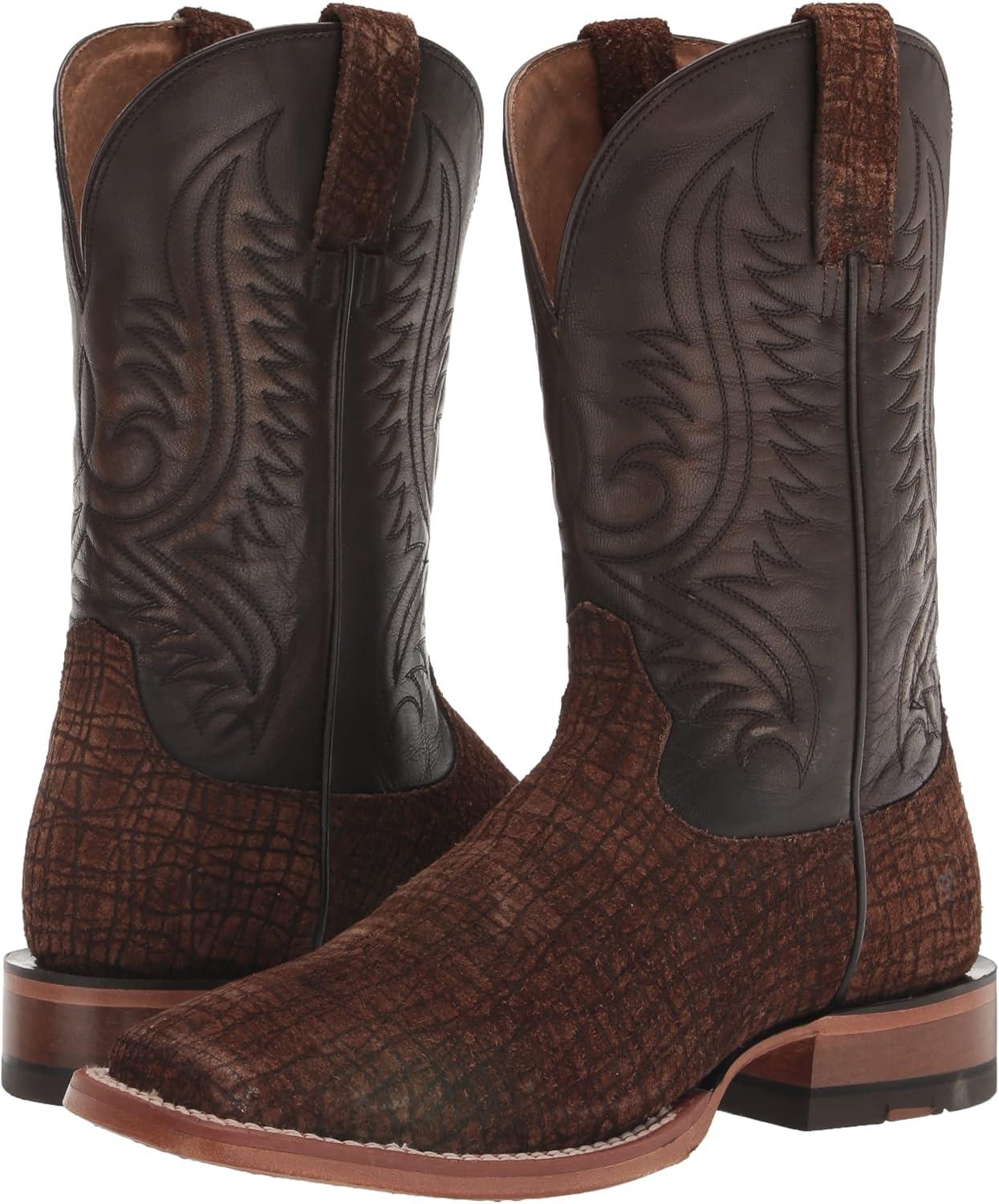 imageFargo Circuit Boots by AriatAntique Tan Hippo Print