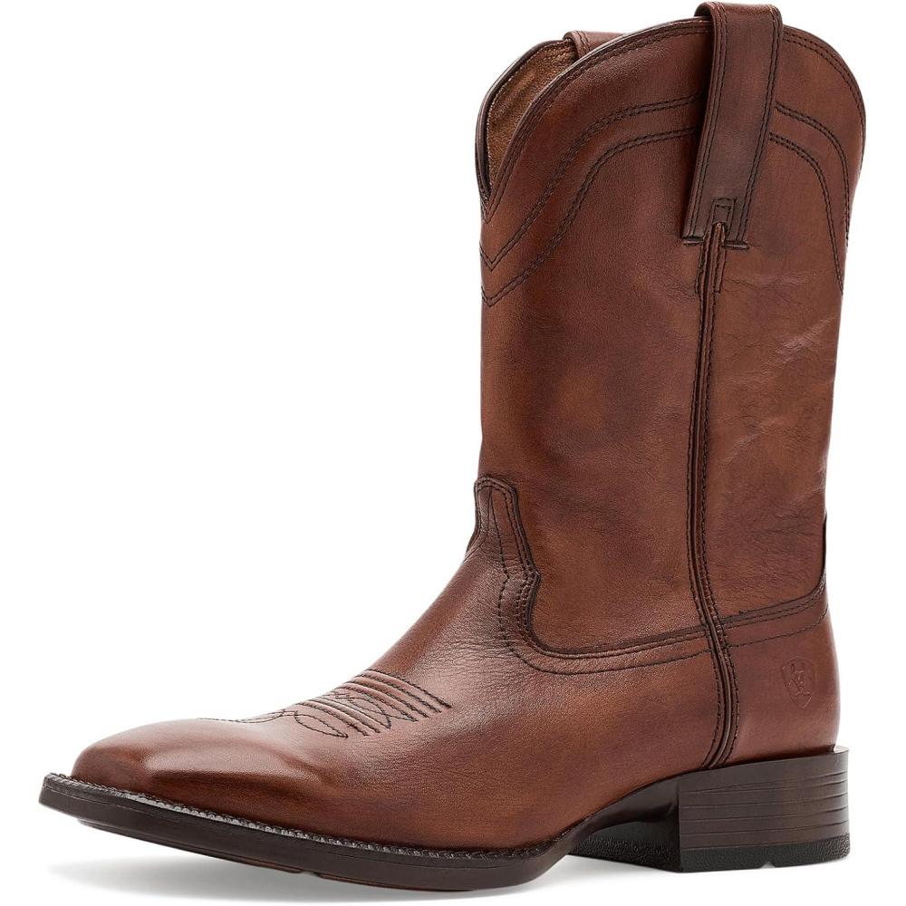 imageARIAT mens Alden Wide Square Toe Western BootHoney Bee