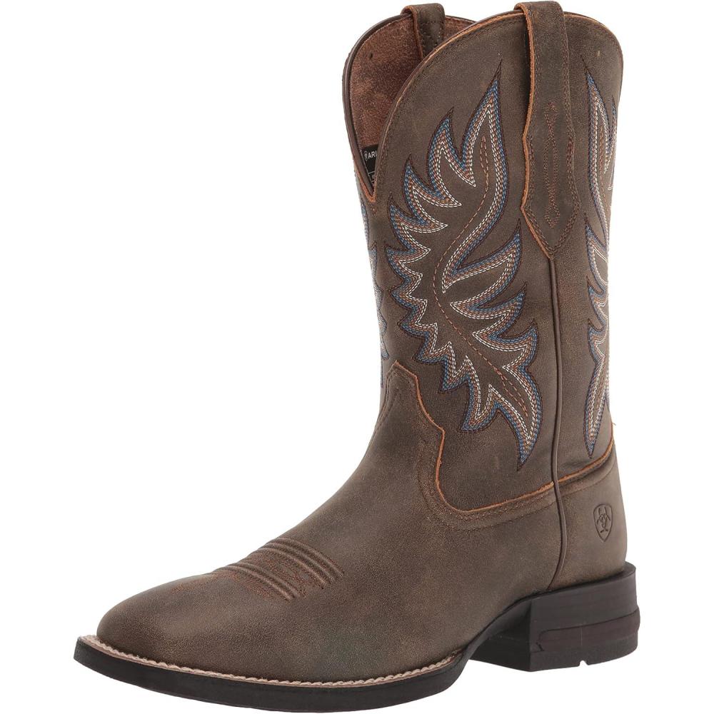 imageARIAT mens Brander Western BootBear Brown