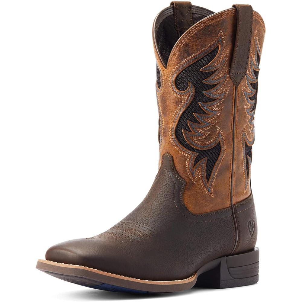 imageARIAT mens Cowpuncher Venttek Western BootDark Brown
