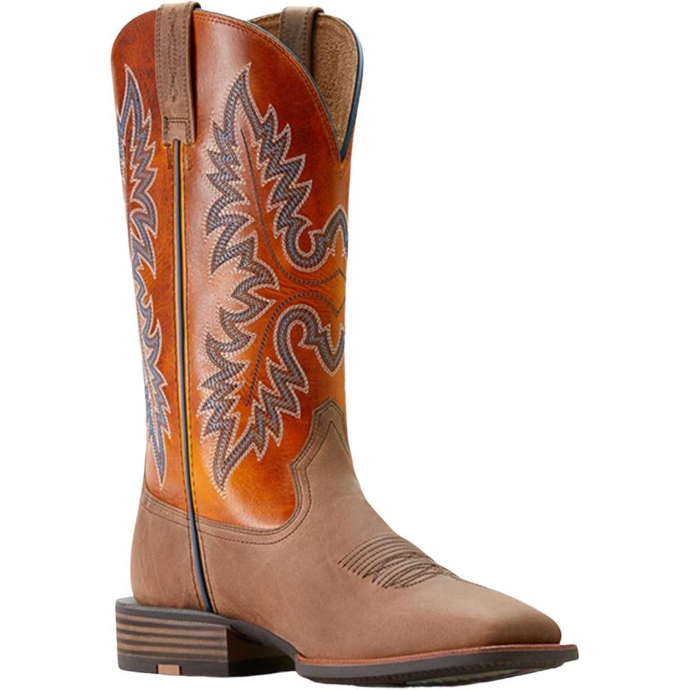 imageARIAT mens Hudson Cowboy BootLight TanMarigold