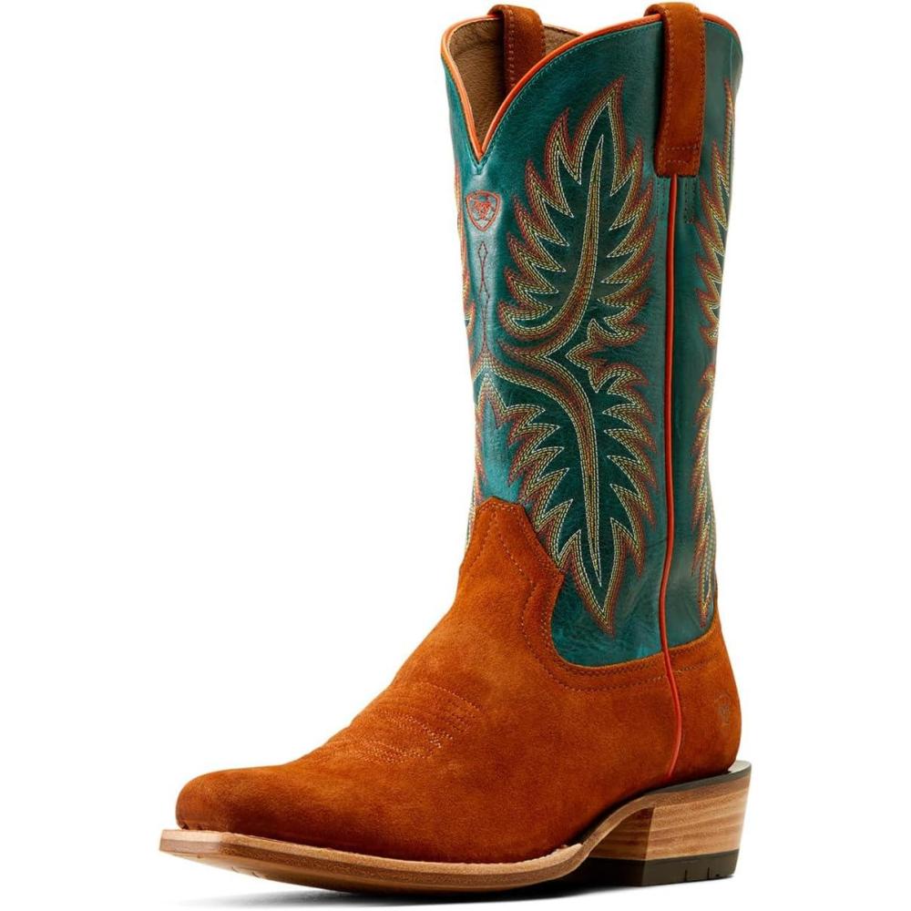 imageARIAT mens P28897mfooAncient TurquoisePenny Roughout
