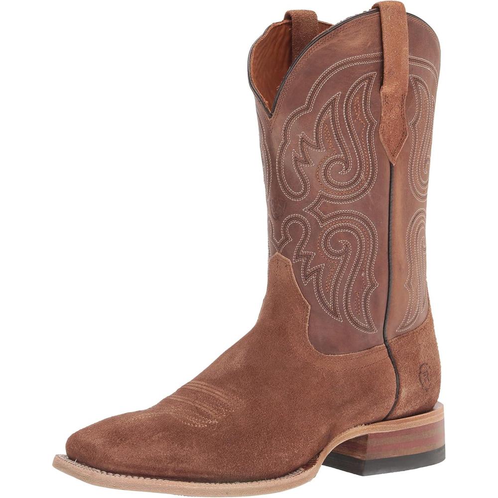 imageARIAT mens Relentless Sic Em Western BootFrontier Brown