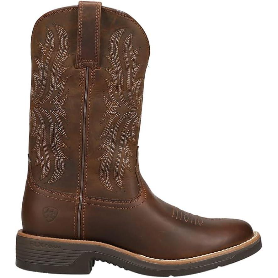 imageARIAT mens Ridgeback Round Toe Cowboy BootDistressed Tan