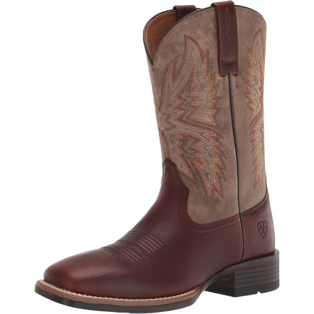 imageARIAT mens Valor Ultra Western BootPeanutBrown Bomber