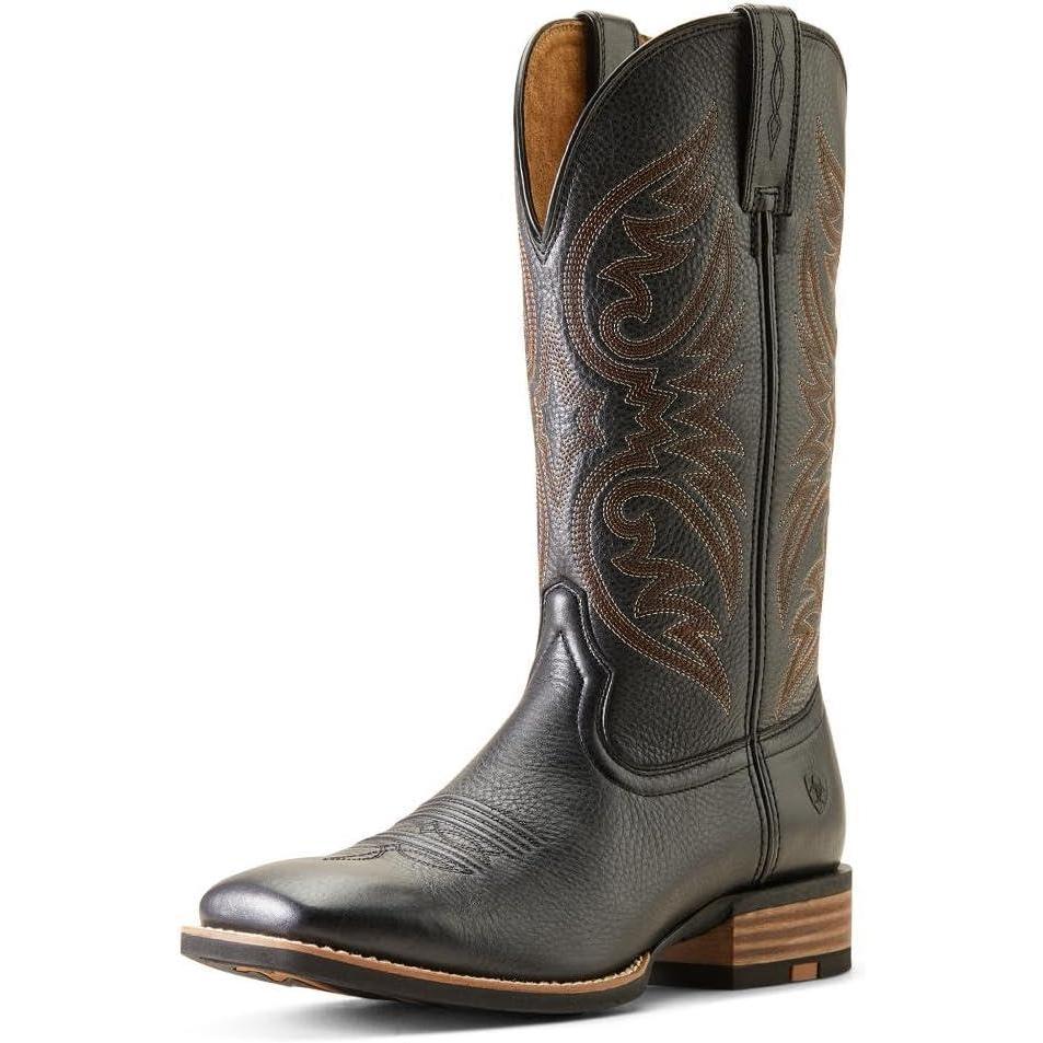 imageAriat Mens Ricochet Cowboy Boot Black Carbon 85