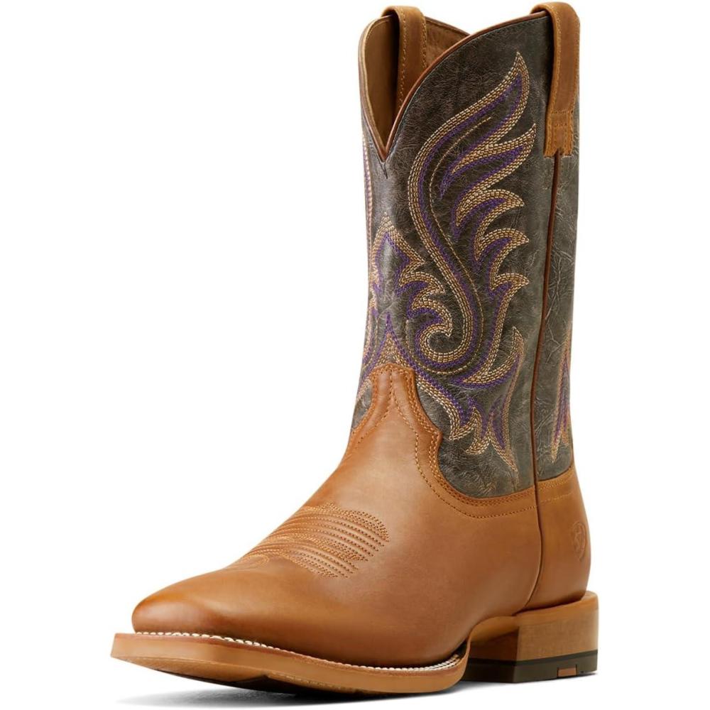 imageAriat Mens Sport Big Country Cowboy BootBlack Suede