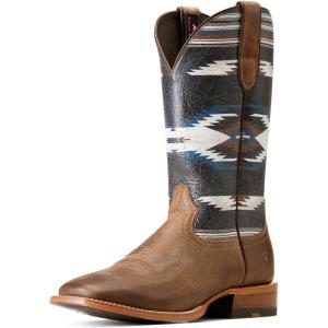 ARIAT Men’s Frontier Chimayo Western Boot(Natural Crunch/Arroyo Chocolate)