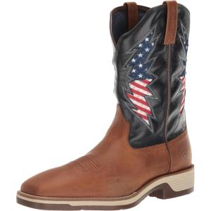 ARIAT Men’s Ridgeback VentTEK Western Boot – Georgia Clay/Blue Bay, 11.5 Medium