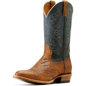 ARIAT mens Bankroll Western BootWestern Boot(Ocean Blue/Smokehouse)