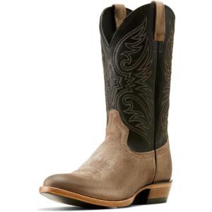 ARIAT mens Bankroll Western BootWestern Boot(Raven Black/Smokey Roughout)