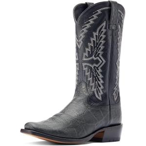 ARIAT mens Futurity Showman Western Boot(Black Elephant Print)