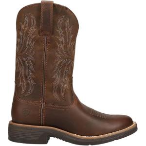 ARIAT mens Ridgeback Round Toe Cowboy Boot(Distressed Tan)