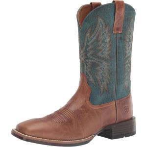 ARIAT mens Valor Ultra Western Boot(Dark Tan)