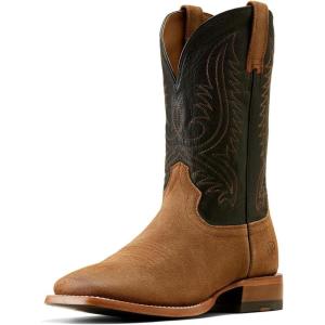 Ariat Men’s Circuit Paxton Cowboy Boot(Bayou Black/Ranch Brown Suede)