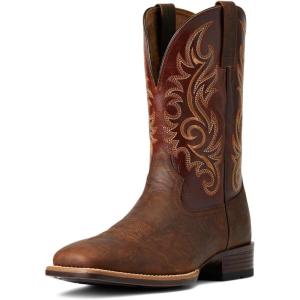 Ariat Men’s Lasco Ultra Western Boot(Bar Top Brown/Barrel Brown)