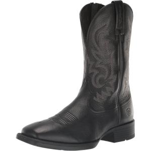 Ariat Men’s Slim Zip Ultra Western Boot(Black Deertan)